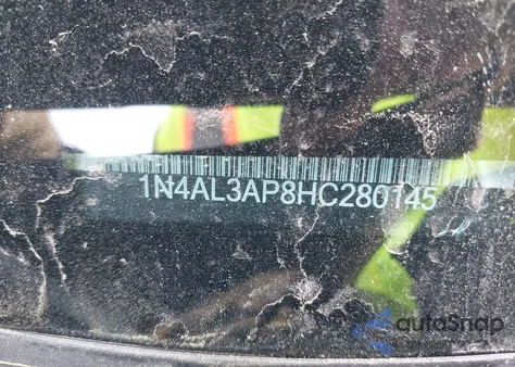 2017 Nissan Altima 2.5 S z USA, uszkodzony, nr VIN 1N4AL3AP8HC280145